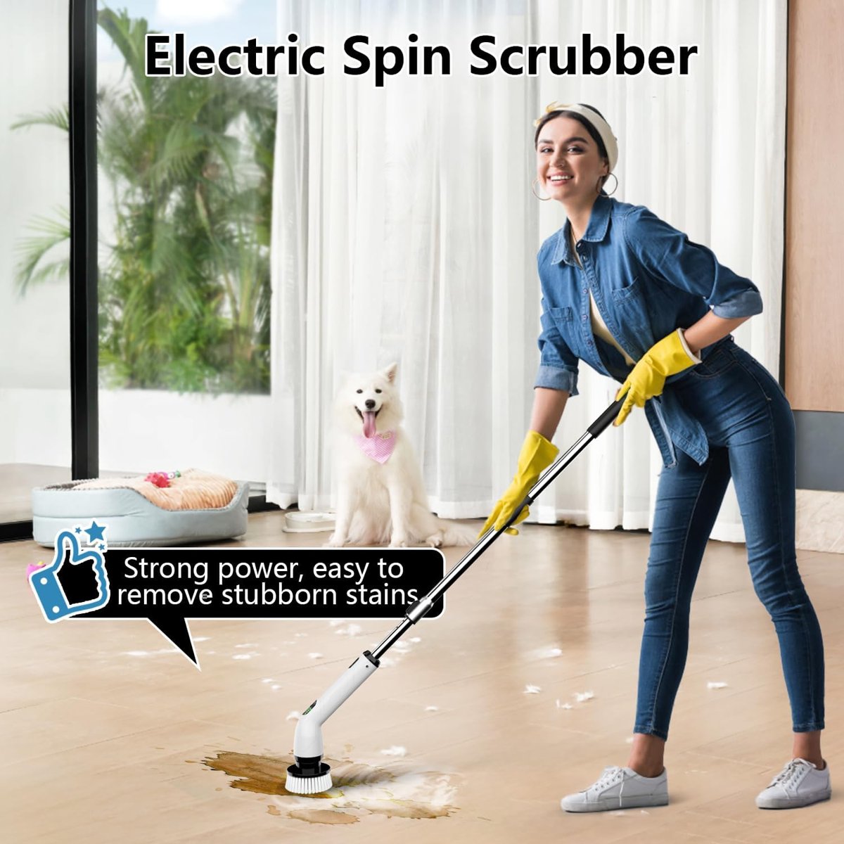 TUYU Full-Body IPX7 Waterproof Spin Scrubber, view 2