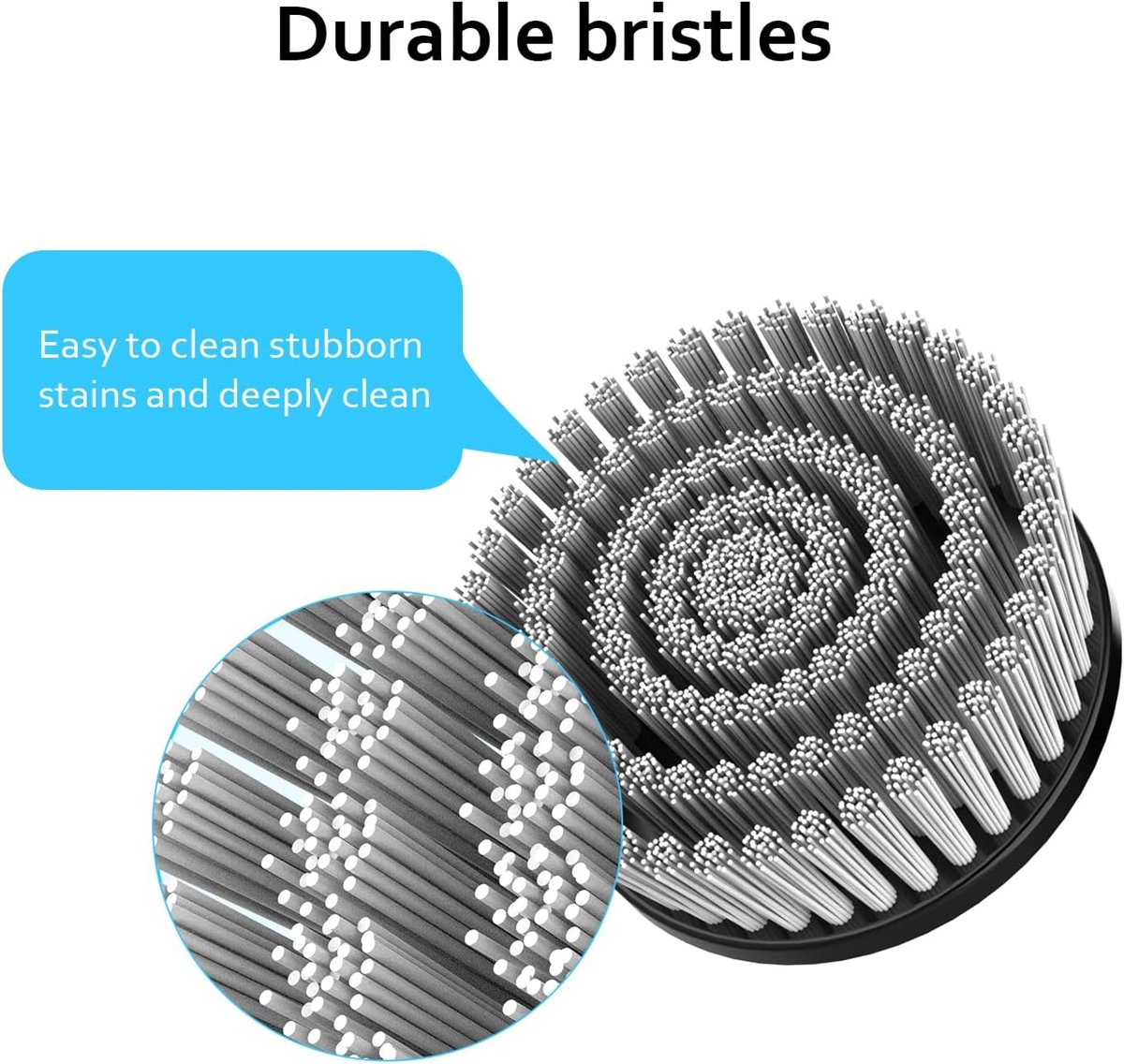 TUYU Spin Scrubber Replacement Brush Heads, 7-Piece Kit, view 6